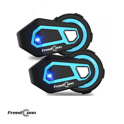FreedConn T-Max Pro Bluetooth Intercom - 1200m Range - Beanie Helmets