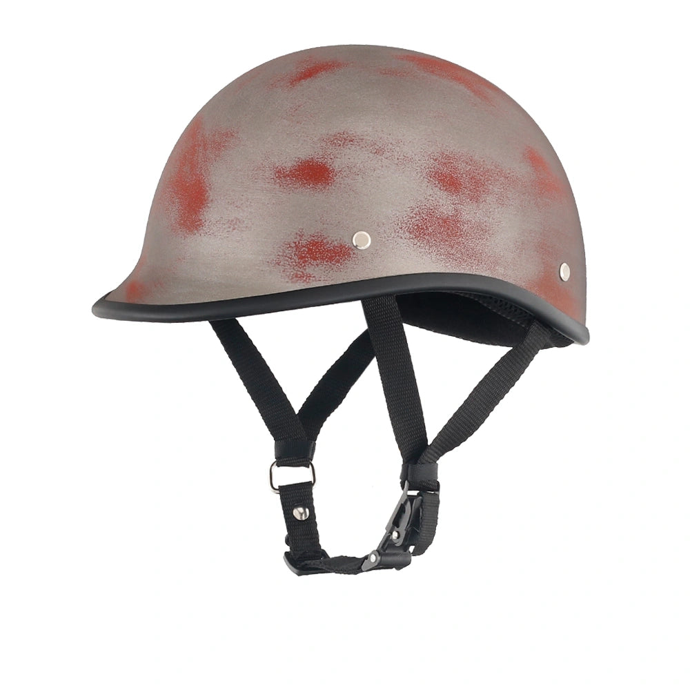 Low Profile Reversible DOT Polo Helmet / Rust