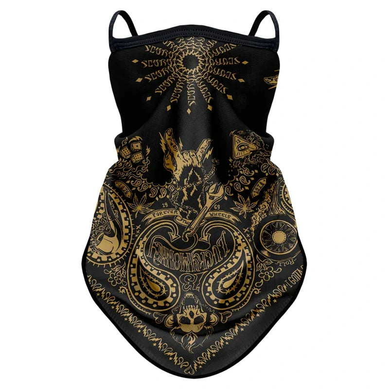 Breathable UV-Block Neck Gaiter Bandana for motorcycle and ATV riders - BeanieHelmets