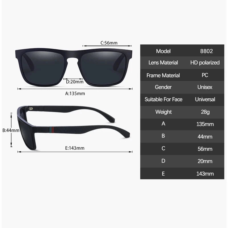 Cruiser Classic Polarized Sunglasses | High-Definition Anti-Glare Biker Eyewear