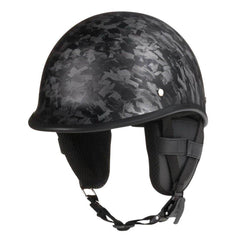 Low Profile Reversible DOT Polo Helmet / Carbon Fiber - Beanie Helmets