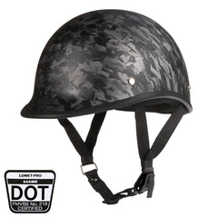Low Profile Reversible DOT Polo Helmet / Carbon Fiber