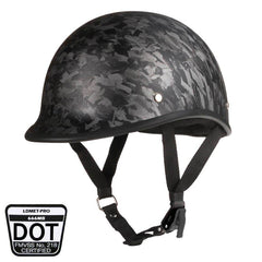Low Profile Reversible DOT Polo Helmet / Carbon Fiber - Beanie Helmets