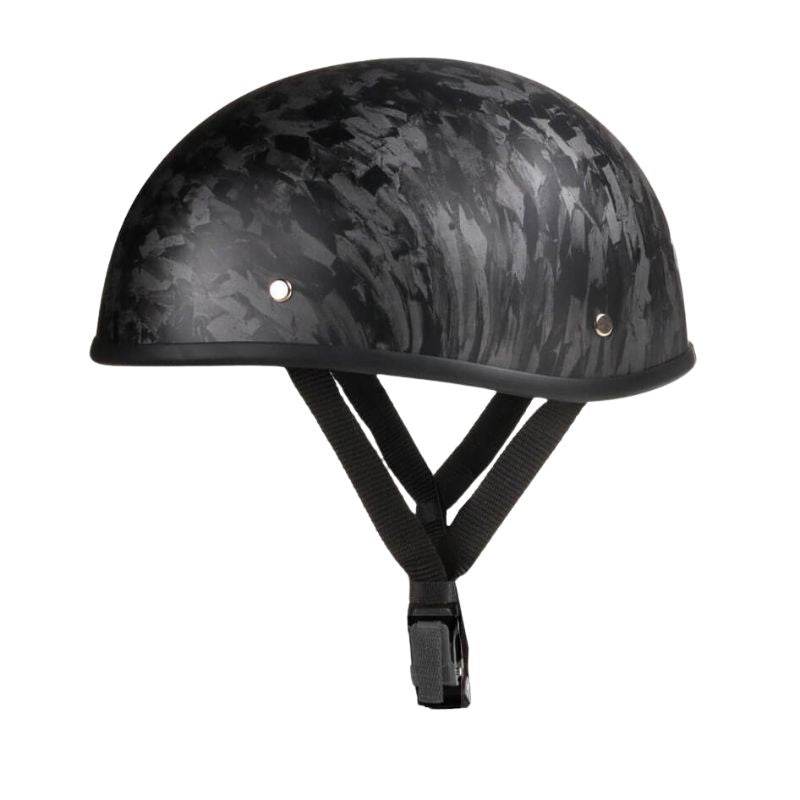 Lightweight SOA Style DOT Beanie Helmet - Carbon Fiber - Beanie Helmets