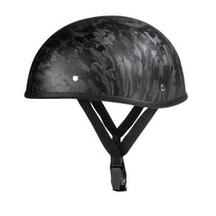 Lightweight SOA Style DOT Beanie Helmet - Carbon Fiber - Beanie Helmets