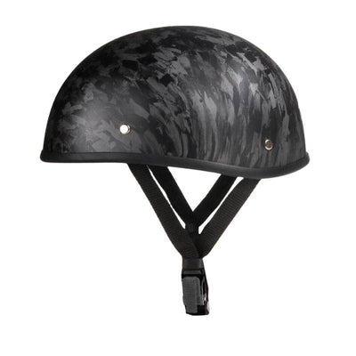 Lightweight SOA Style DOT Beanie Helmet - Carbon Fiber - Beanie Helmets