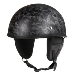 Lightweight SOA Style DOT Beanie Helmet - Carbon Fiber - Beanie Helmets