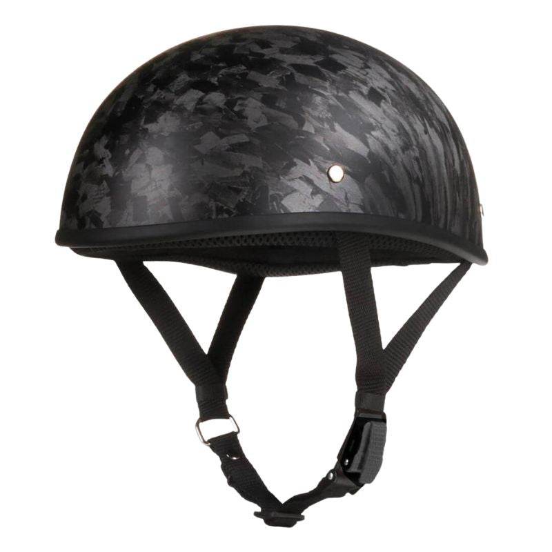 Lightweight SOA Style DOT Beanie Helmet - Carbon Fiber - Beanie Helmets