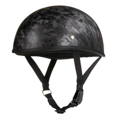 Lightweight SOA Style DOT Beanie Helmet - Carbon Fiber - Beanie Helmets