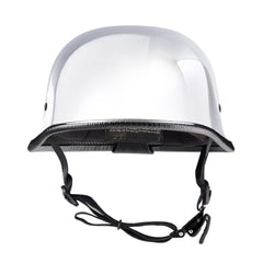 Lightweight Mayan DOT Germanator Helmet / Chrome - Beanie Helmets