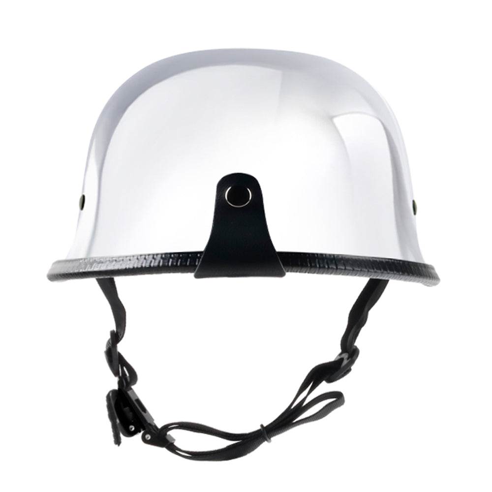 Lightweight Mayan DOT Germanator Helmet / Chrome - Beanie Helmets