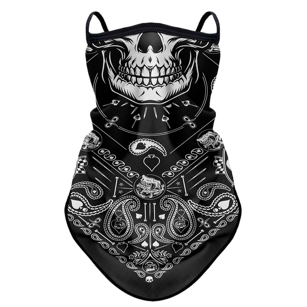 Breathable UV-Block Neck Gaiter Bandana for motorcycle and ATV riders - BeanieHelmets