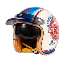 Open Helmet with Retractable Visor - Beanie Helmets