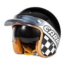 Open Helmet with Retractable Visor - Beanie Helmets
