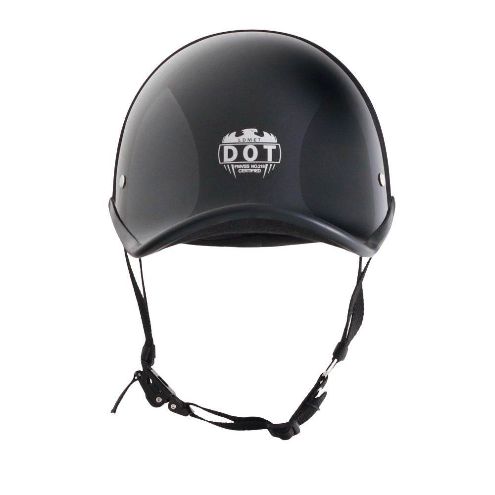 Lightweight Reversible DOT Curve Helmet / Gloss Black - Beanie Helmets