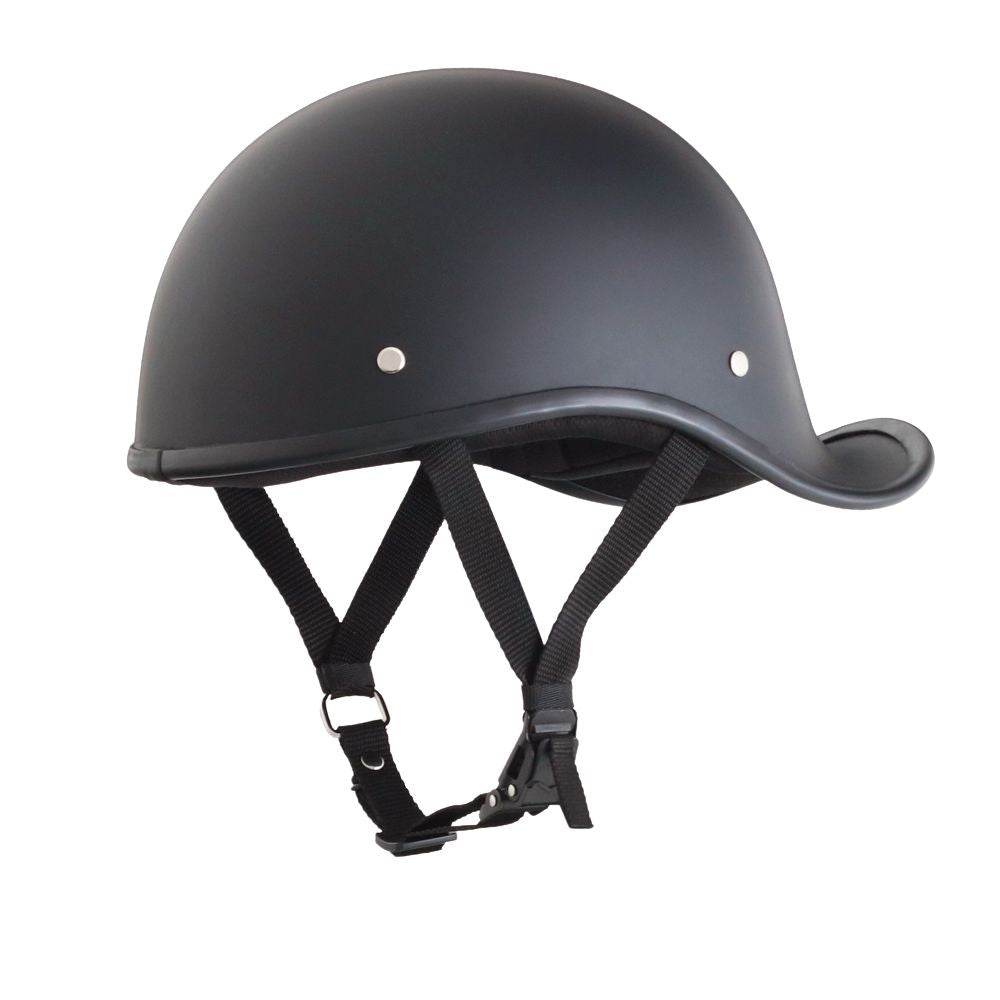 Lightweight Reversible DOT Curve Helmet / Matte Black - Beanie Helmets