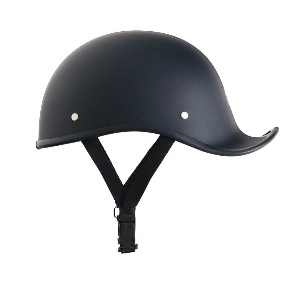 Lightweight Reversible DOT Curve Helmet / Matte Black - Beanie Helmets
