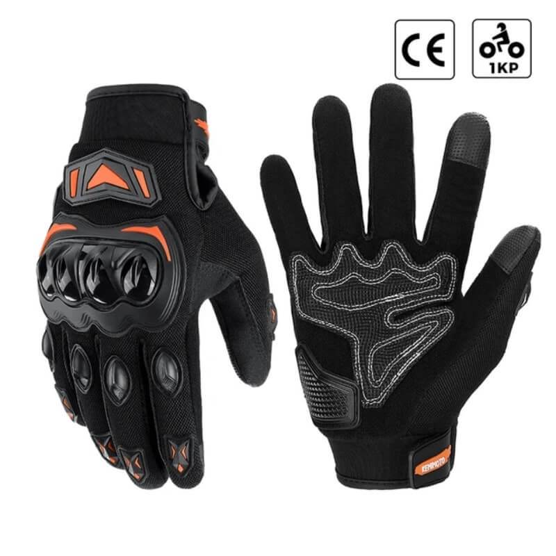 Premium Touch-Screen Motorcycle Gloves - Beanie Helmets