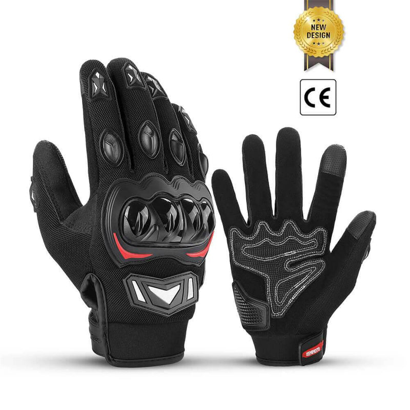 Premium Touch-Screen Motorcycle Gloves - Beanie Helmets