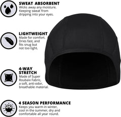 Cooling Helmet Liner Skull Cap - Beanie Helmets