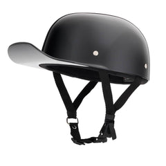 Baseball Pro DOT Half Helmet / Gloss Black - Beanie Helmets