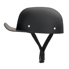 Baseball Pro DOT Half Helmet / Matte Black - Beanie Helmets