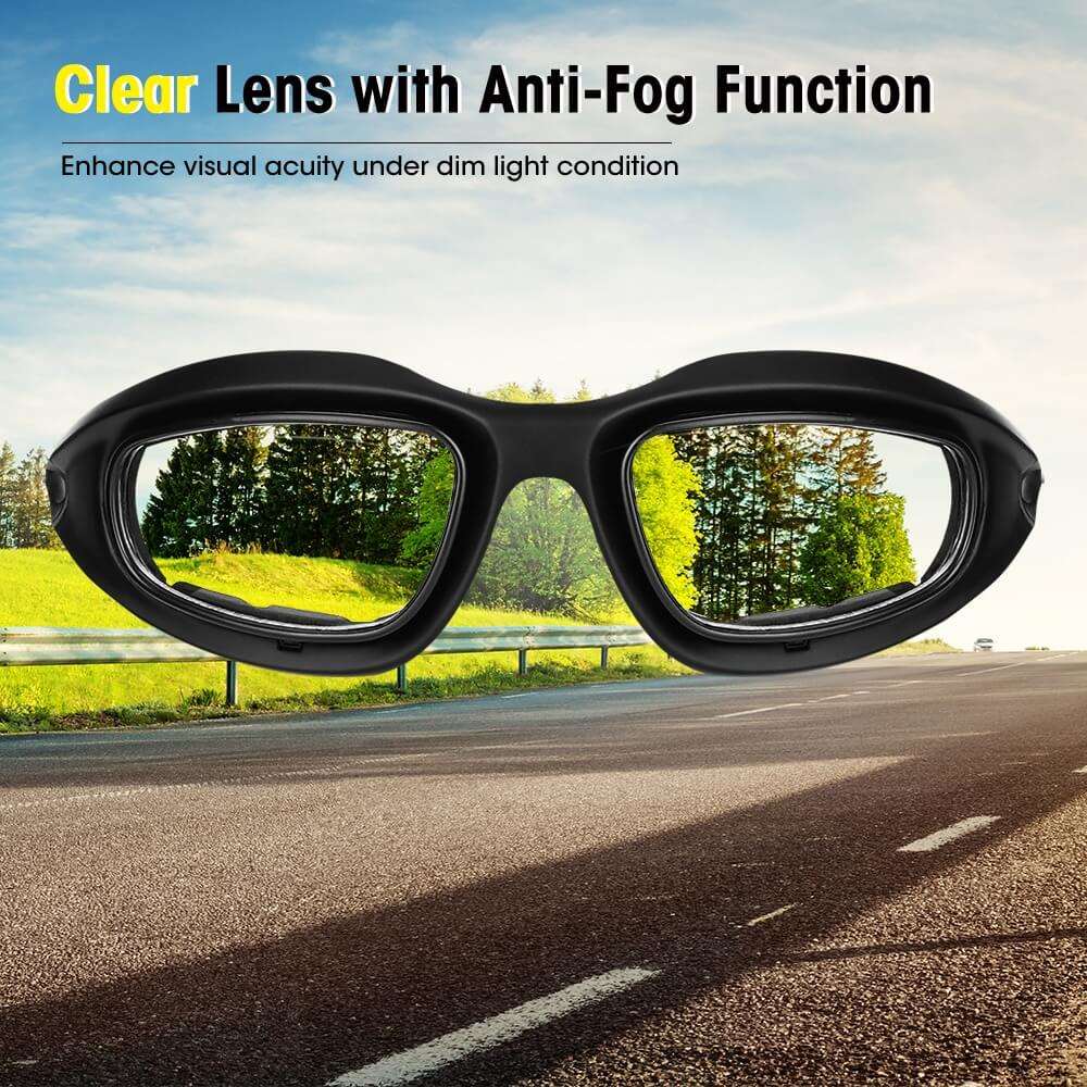 Durable Anti-Glare Polarized Riding Goggles - 4 Lens Kit