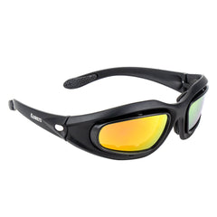 Durable Polarized Riding Goggles - 4 Lens Kit