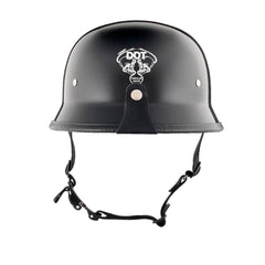 Lightweight Mayan DOT Germanator Helmet / Gloss Black - Beanie Helmets