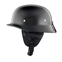 Lightweight Mayan DOT Germanator Helmet / Gloss Black - Beanie Helmets