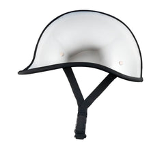 Low Profile Reversible DOT Polo Helmet / Chrome
