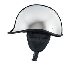 Low Profile Reversible DOT Polo Helmet / Chrome