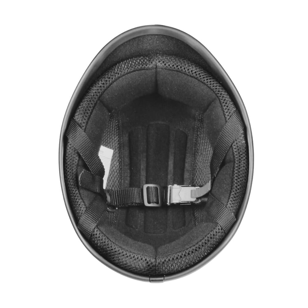 Low Profile Reversible DOT Polo Helmet / Chrome