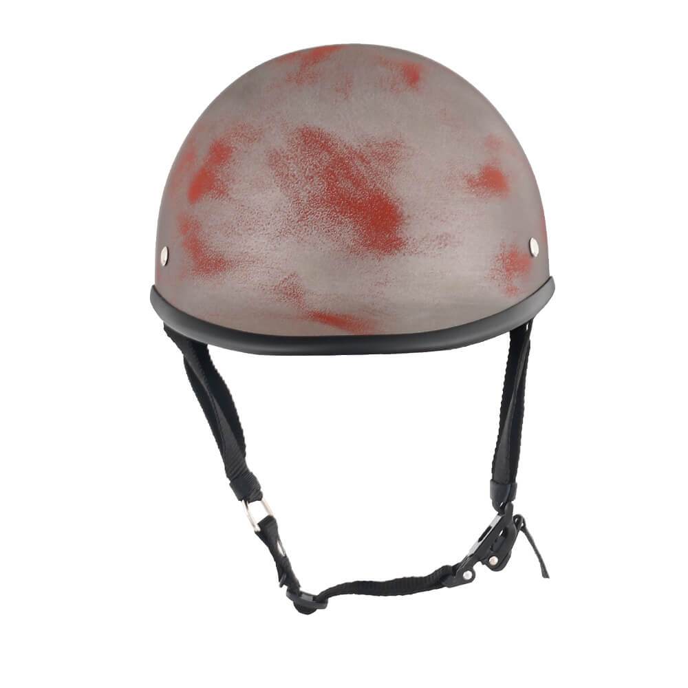 Low Profile Reversible DOT Polo Helmet / Rust - Beanie Helmets