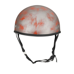 Lightweight SOA Style DOT Beanie Helmet / Rust