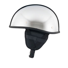 Lightweight SOA Style DOT Beanie Helmet / Chrome