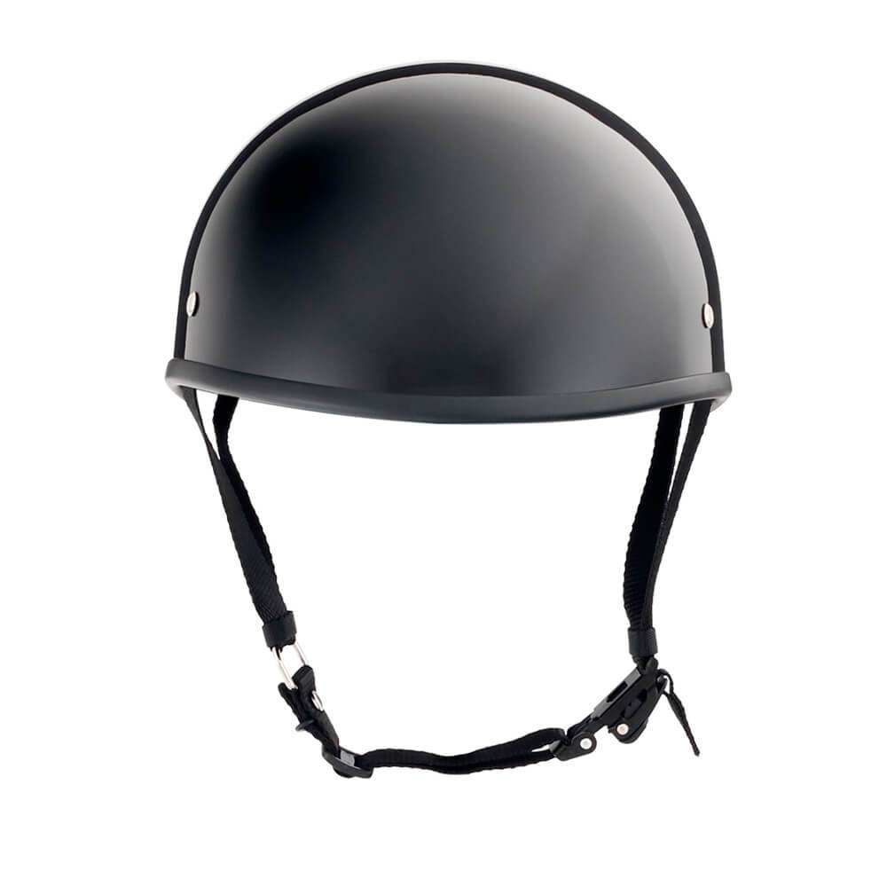 Lightweight SOA Style DOT Beanie Helmet / Gloss Black - Beanie Helmets