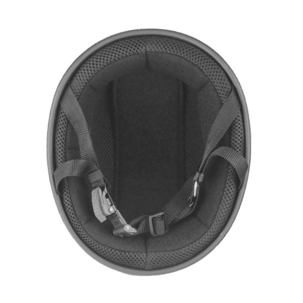 Lightweight SOA Style DOT Beanie Helmet / Rust