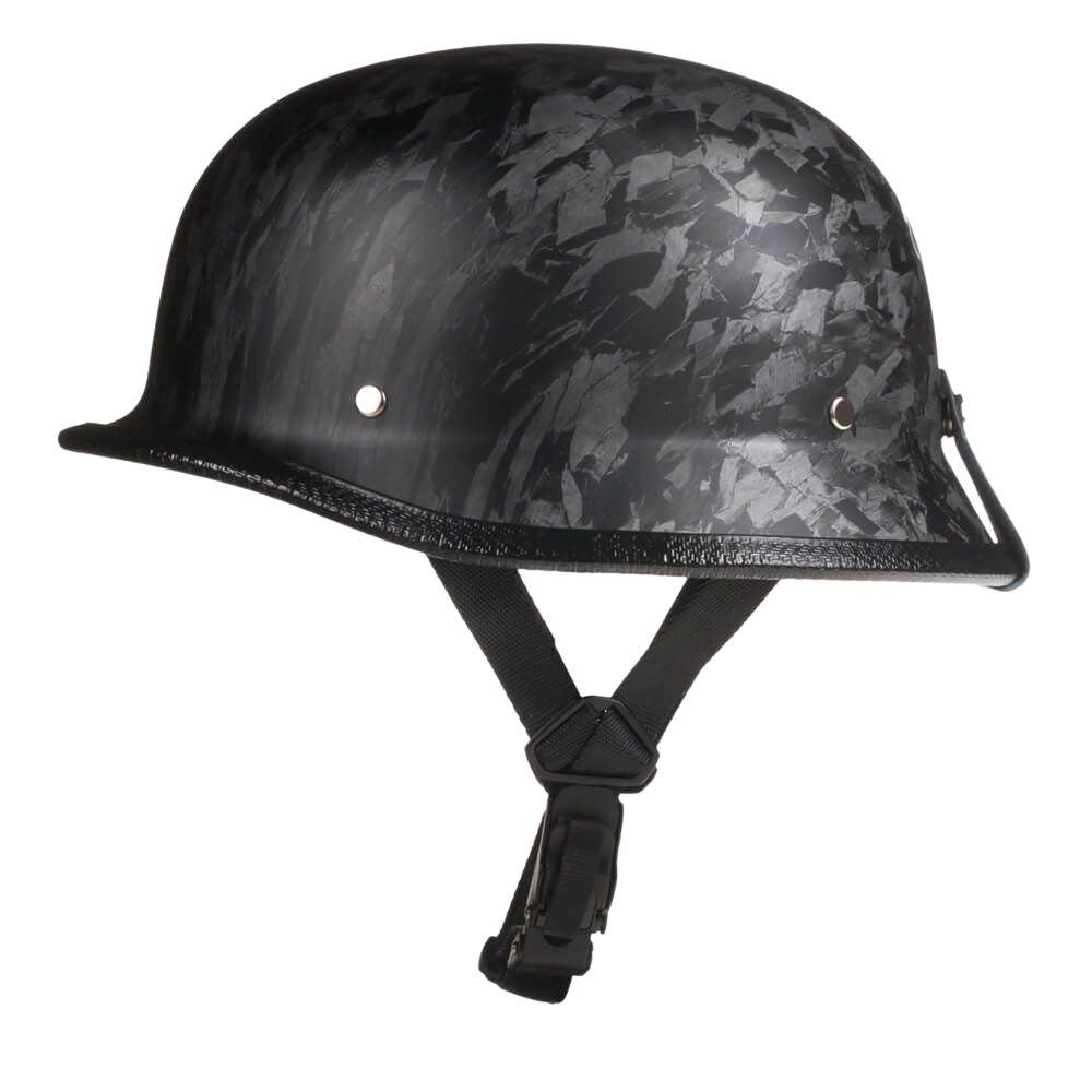 Lightest-Strongest-Carbon-Fiber-Low-Profile-Mayan-German-Style-DOT-AUS-NZS-Approved-Motorcycle-Half-Helmet