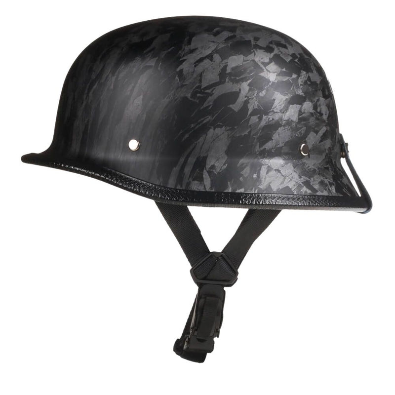 Lightest-Strongest-Carbon-Fiber-Low-Profile-Mayan-German-Style-DOT-AUS-NZS-Approved-Motorcycle-Half-Helmet