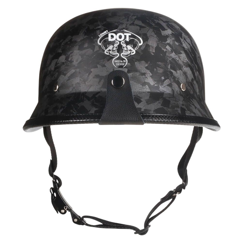 Lightest-Strongest-Carbon-Fiber-Low-Profile-Mayan-German-Style-DOT-AUS-NZS-Approved-Motorcycle-Half-Helmet