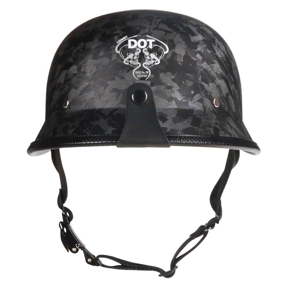 Lightweight Mayan DOT Germanator Helmet / Carbon Fiber - Beanie Helmets