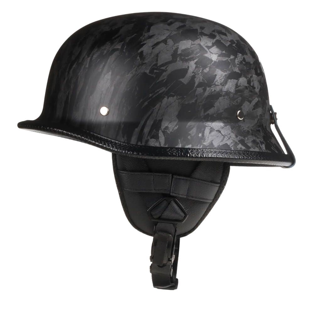 Lightest-Strongest-Carbon-Fiber-Low-Profile-Mayan-German-Style-DOT-AUS-NZS-Approved-Motorcycle-Half-Helmet