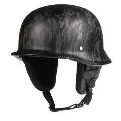 Lightest-Strongest-Carbon-Fiber-Low-Profile-Mayan-German-Style-DOT-AUS-NZS-Approved-Motorcycle-Half-Helmet