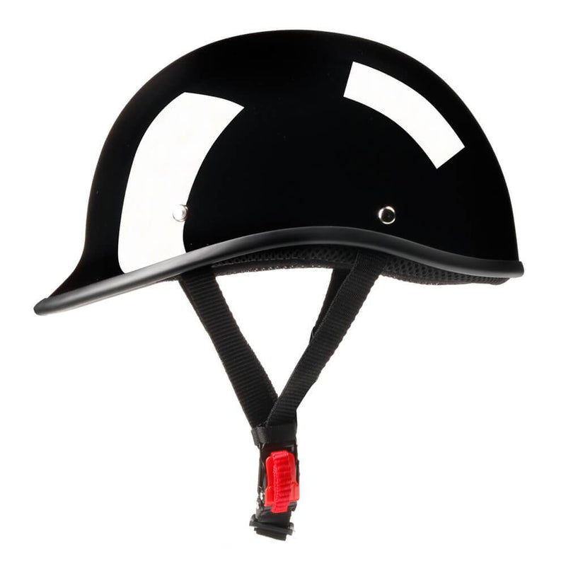 Low Profile Reversible Polo AS/NZ Helmet - Gloss Black - Beanie Helmets