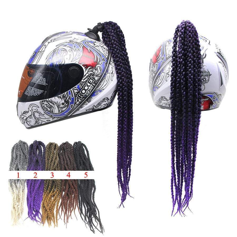 Helmet Pigtail Dreadlocks Braid