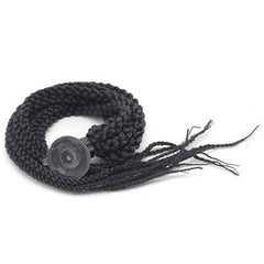 Helmet Pigtail Dreadlocks Braid Dark Gray