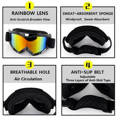 Protective Motorcycle Goggles Mask - Beanie Helmets