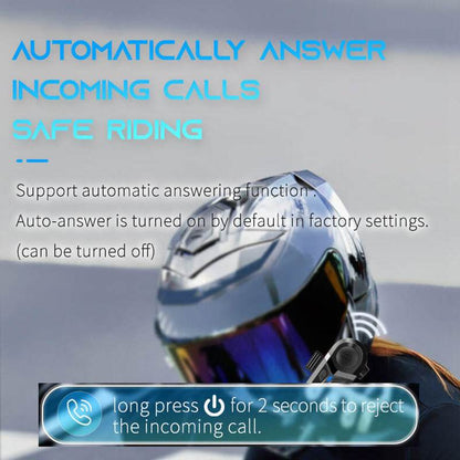 Hands-Free Bluetooth 5.3 Waterproof Helmet Headset - Beanie Helmets