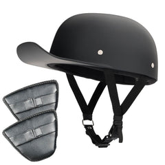 Baseball Pro DOT Half Helmet / Matte Black